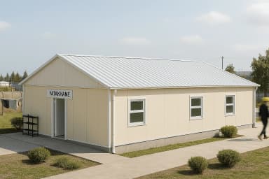 100 m2 Prefabrik Yatakhane - 2