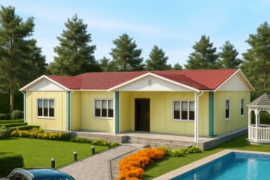 126 m² Prefabrik Ev - 2