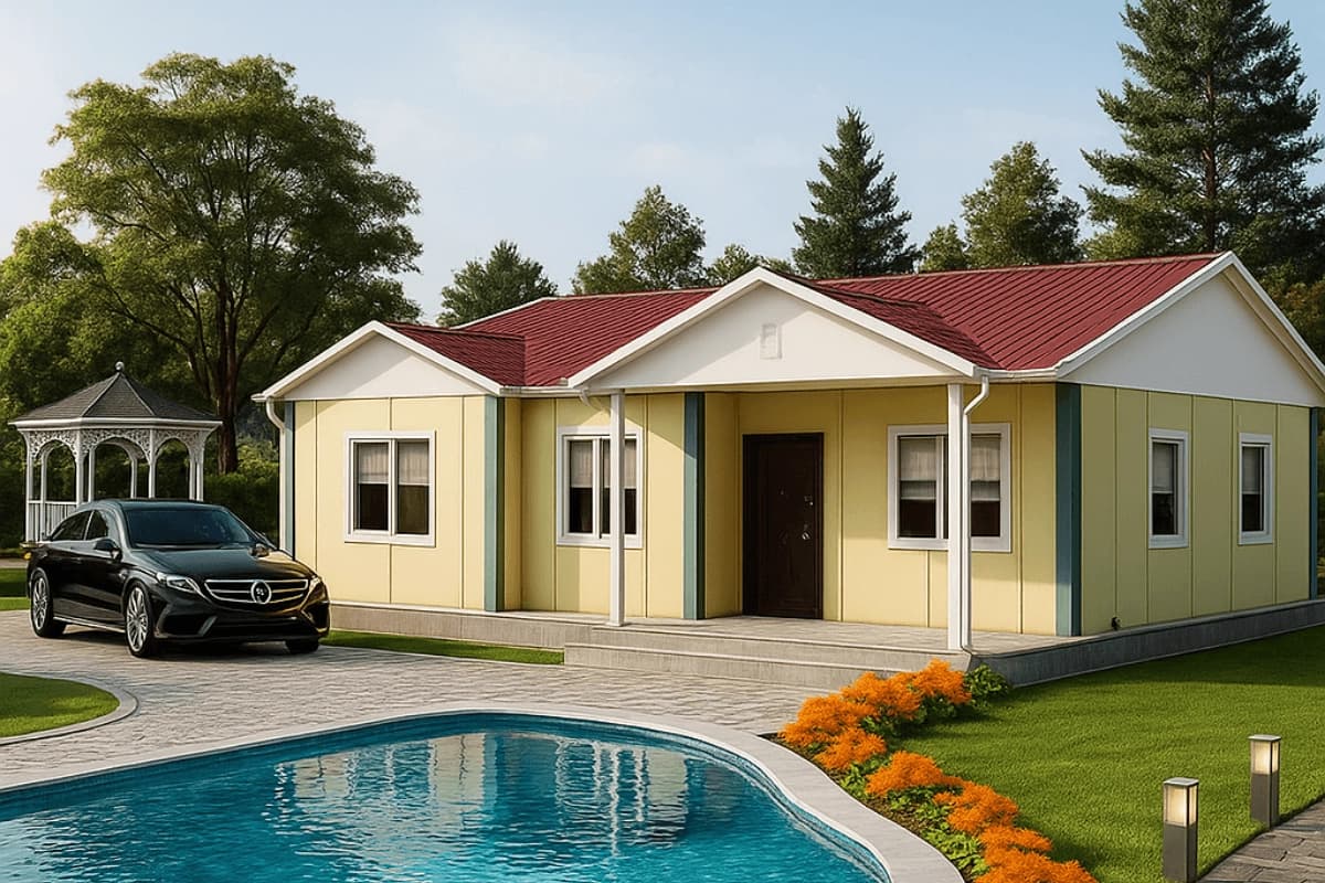 126 m² Prefabrik Ev