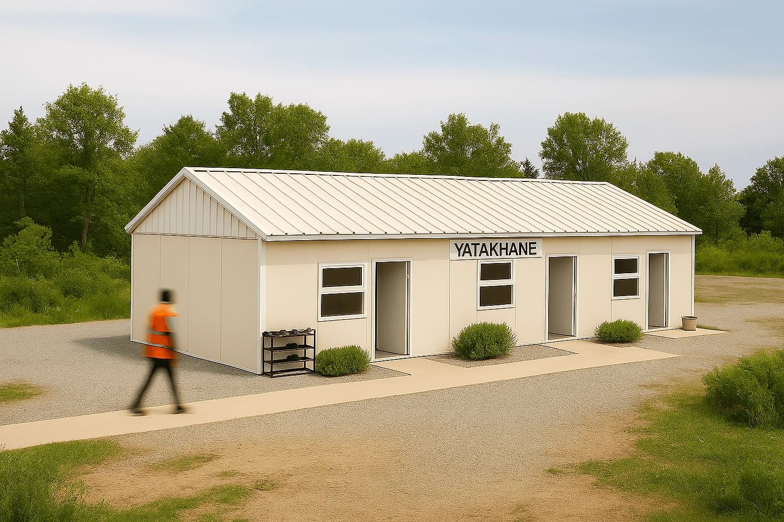 58 m2 Prefabrik Yatakhane