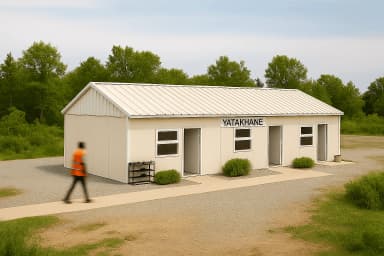 58 m2 Prefabrik Yatakhane - 1