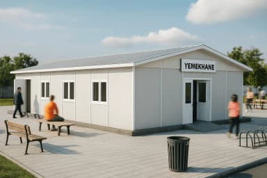 103 m2 Prefabrik Yemekhane - 1