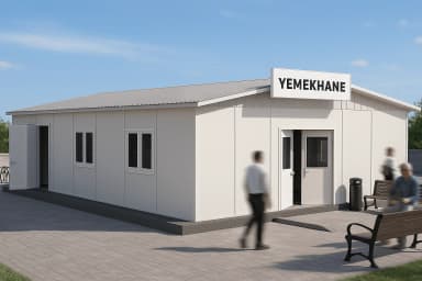 103 m2 Prefabrik Yemekhane - 2