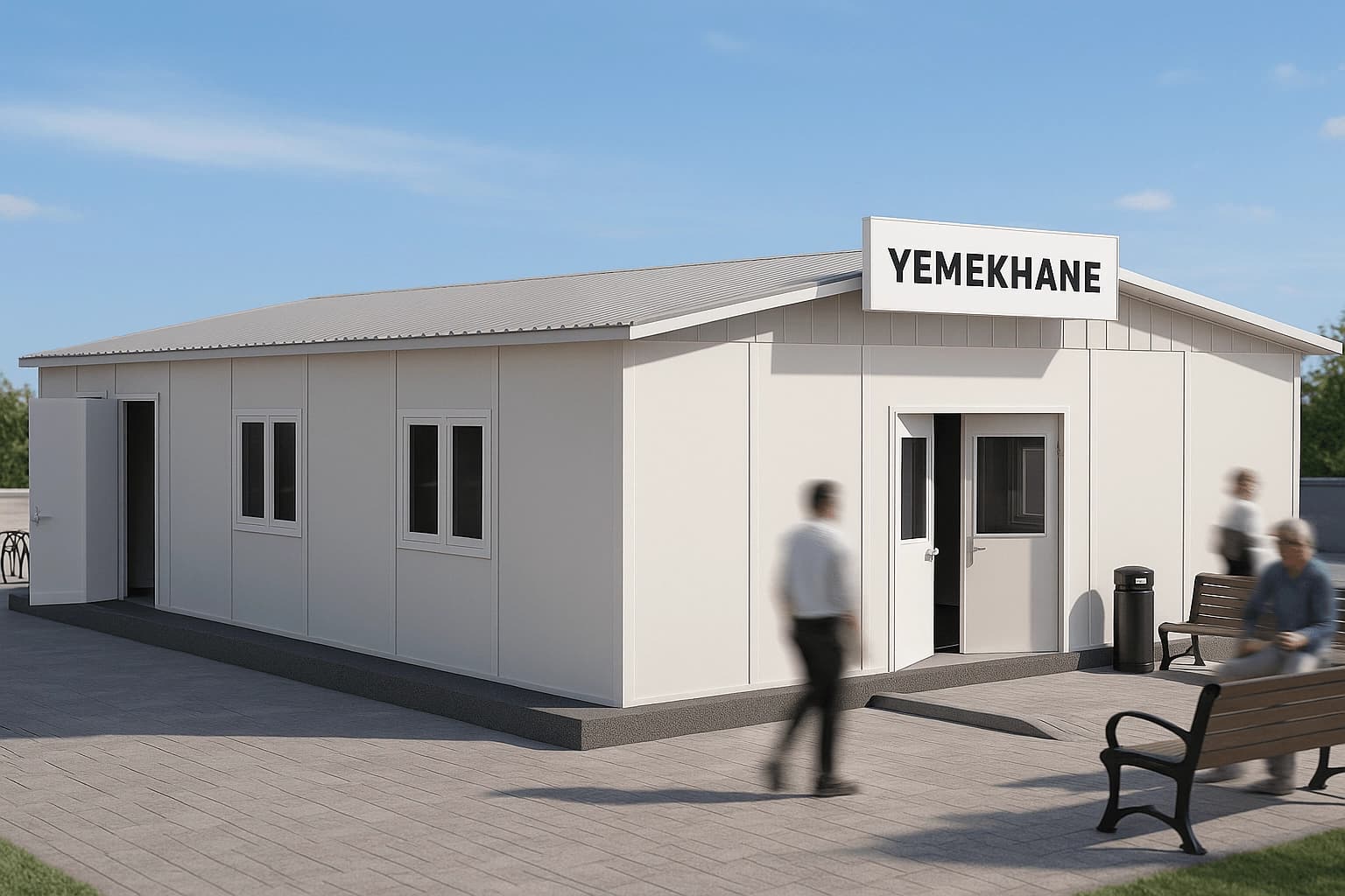 103 m2 Prefabrik Yemekhane - 2