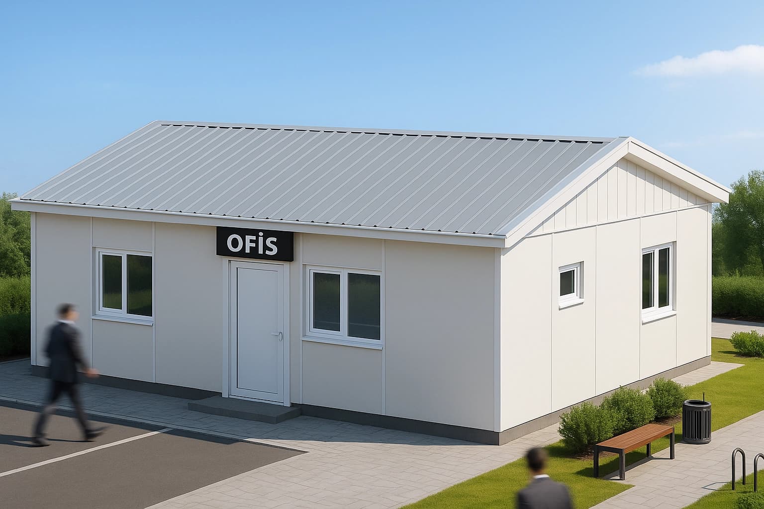 50 m2 Prefabrik Ofis