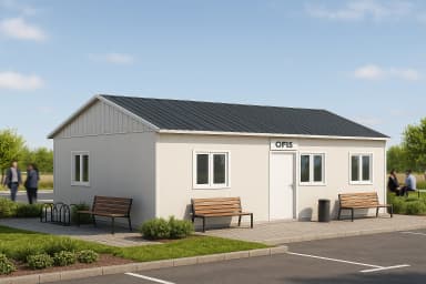 65 m2 Prefabrik Ofis - 1