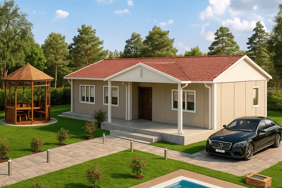 103 m² Prefabrik Ev