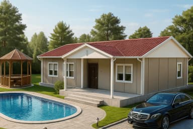 103 m² Prefabrik Ev - 2