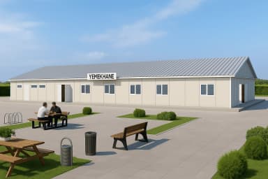 237 m2 Prefabrik Yemekhane - 1