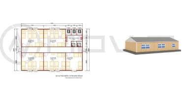 124 m2 Prefabrik Yatakhane - 2