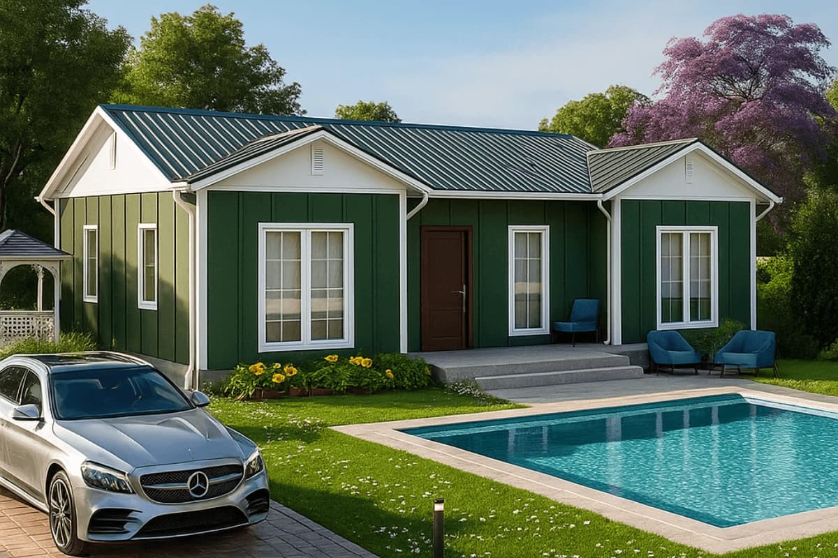 131 m² Prefabrik Ev