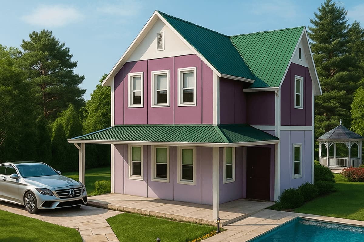 101 m2 Dubleks Prefabrik Ev