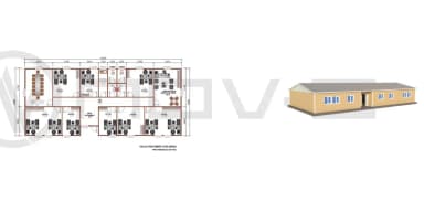 193 m2 Prefabrik Ofis - 2