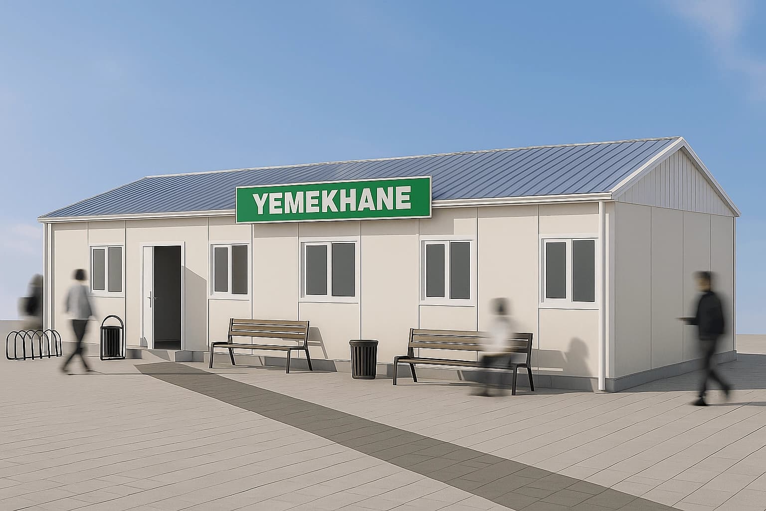78 m2 Prefabrik Yemekhane