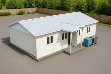 90 m2 Prefabrik Çamaşırhane - 2