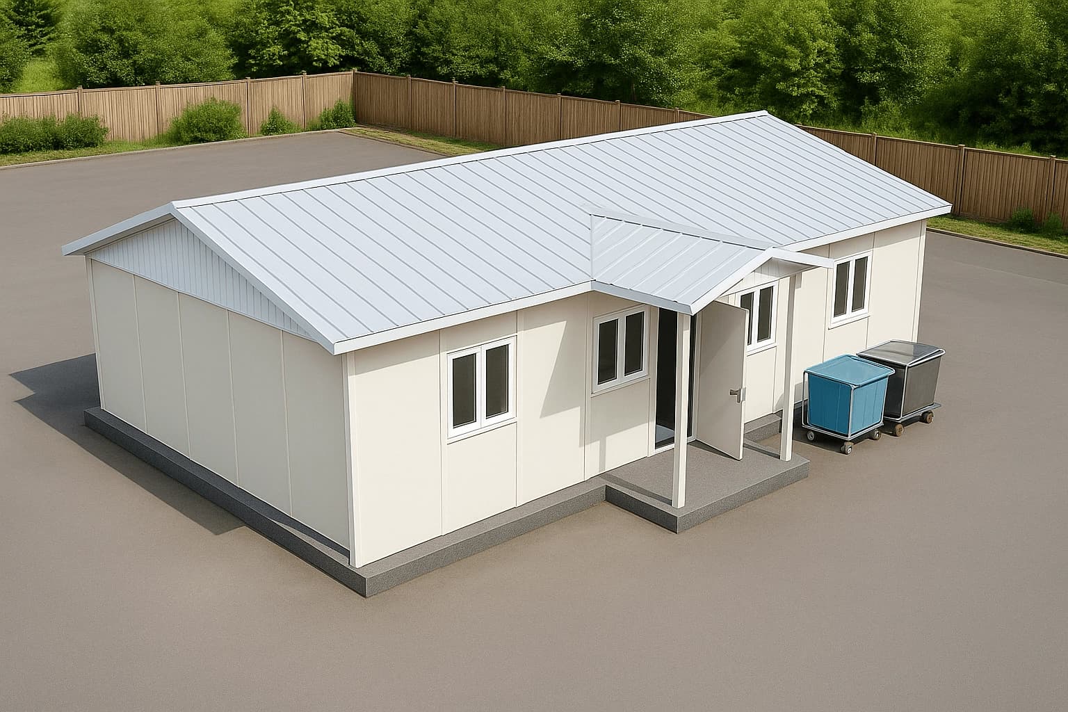 90 m2 Prefabrik Çamaşırhane - 2