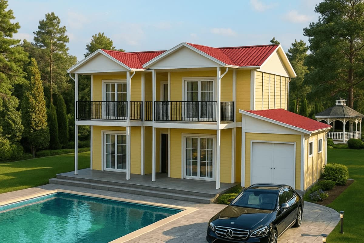 178 m2 Dubleks Prefabrik Ev