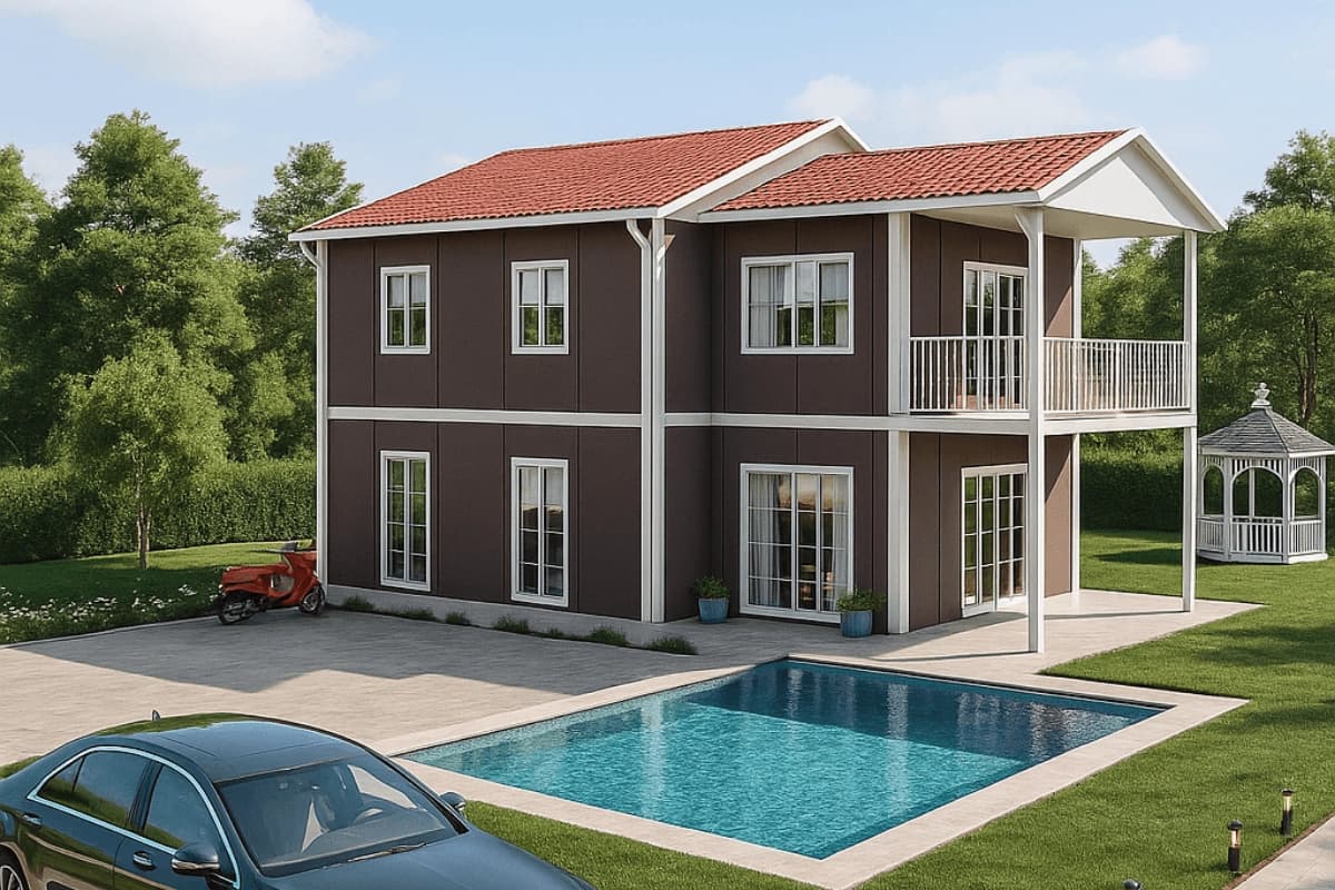 165 m2 Dubleks Prefabrik Ev