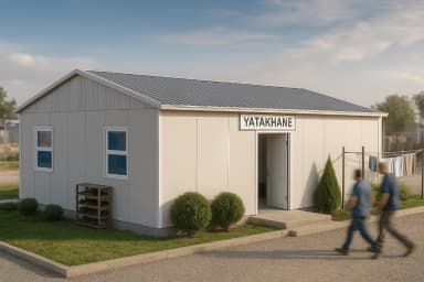 68 m2 Prefabrik Yatakhane - 2