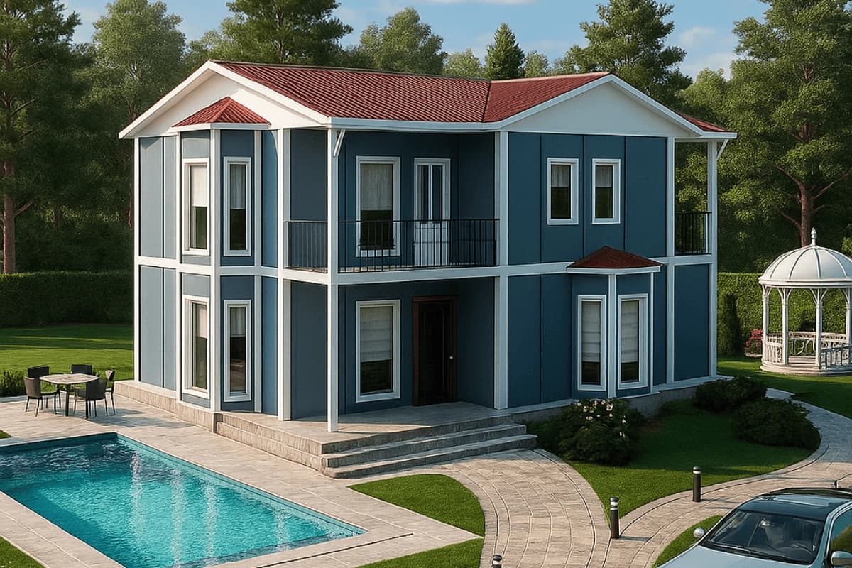 155 m2 Dubleks Prefabrik Ev