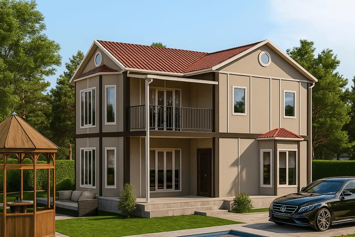 131 m2 Dubleks Prefabrik Ev