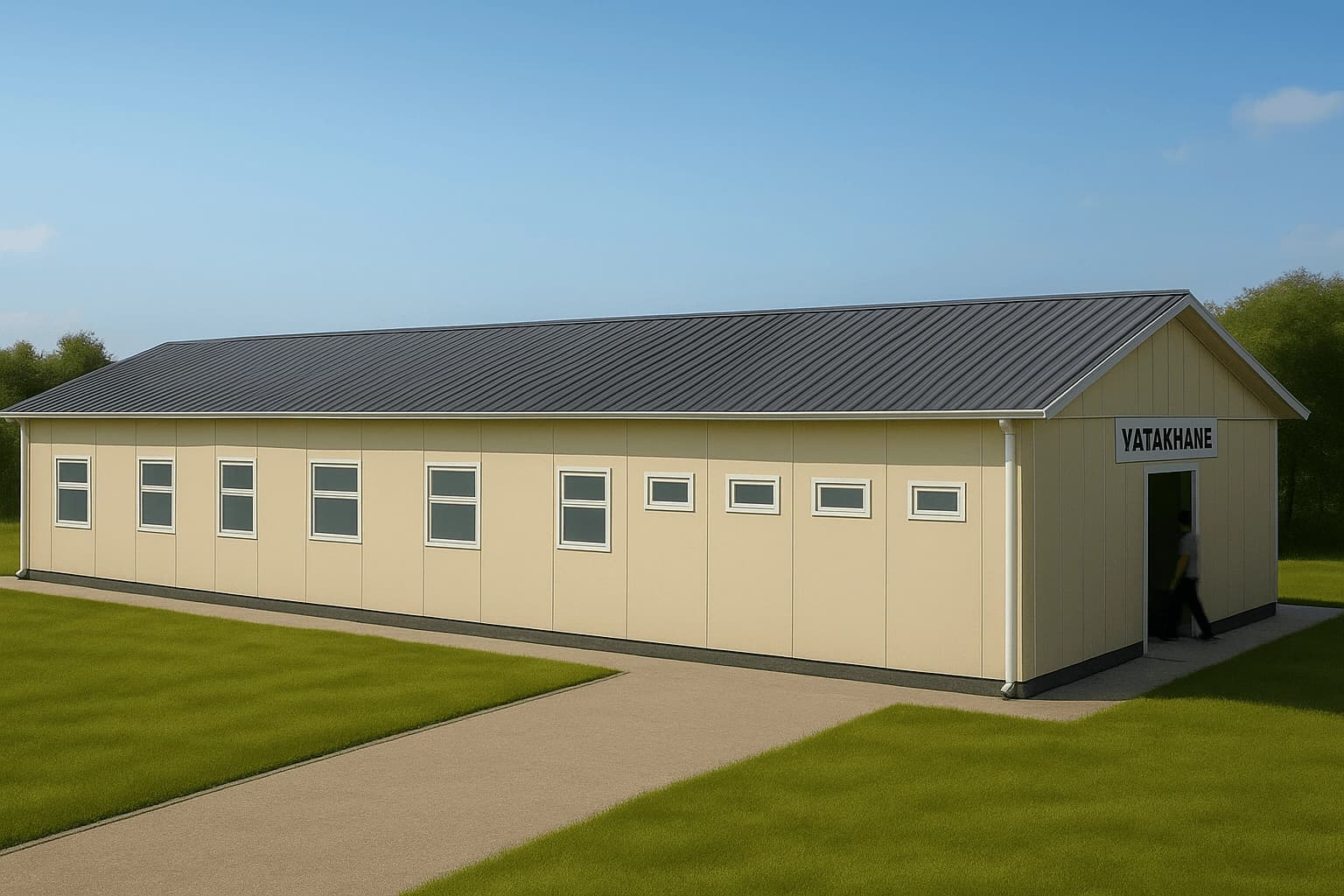 181 m2 Prefabrik Yatakhane