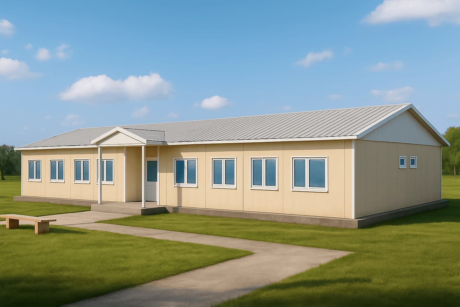 349 m2 Prefabrik Okul - 2