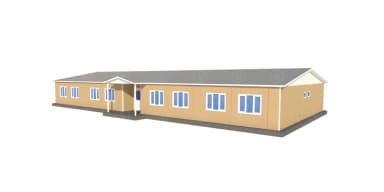 349 m2 Prefabrik Okul - 3