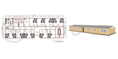 249 m2 Prefabrik Ofis - 2