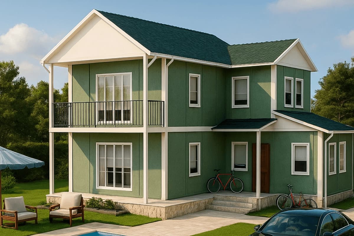 145 m2 Dubleks Prefabrik Ev