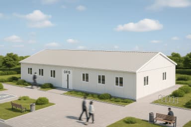 169 m2 Prefabrik Ofis - 1