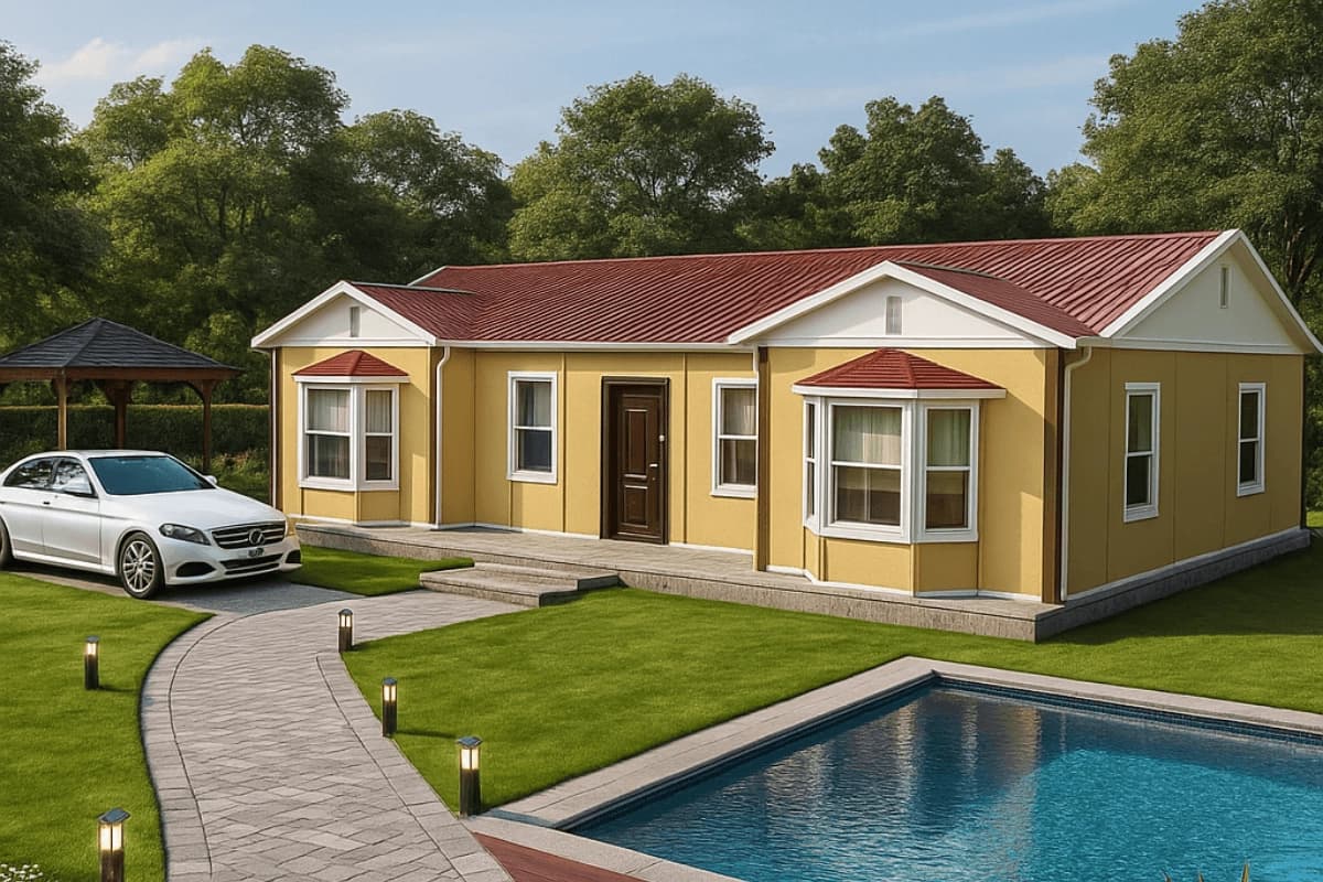 98 m² Prefabrik Ev - 3