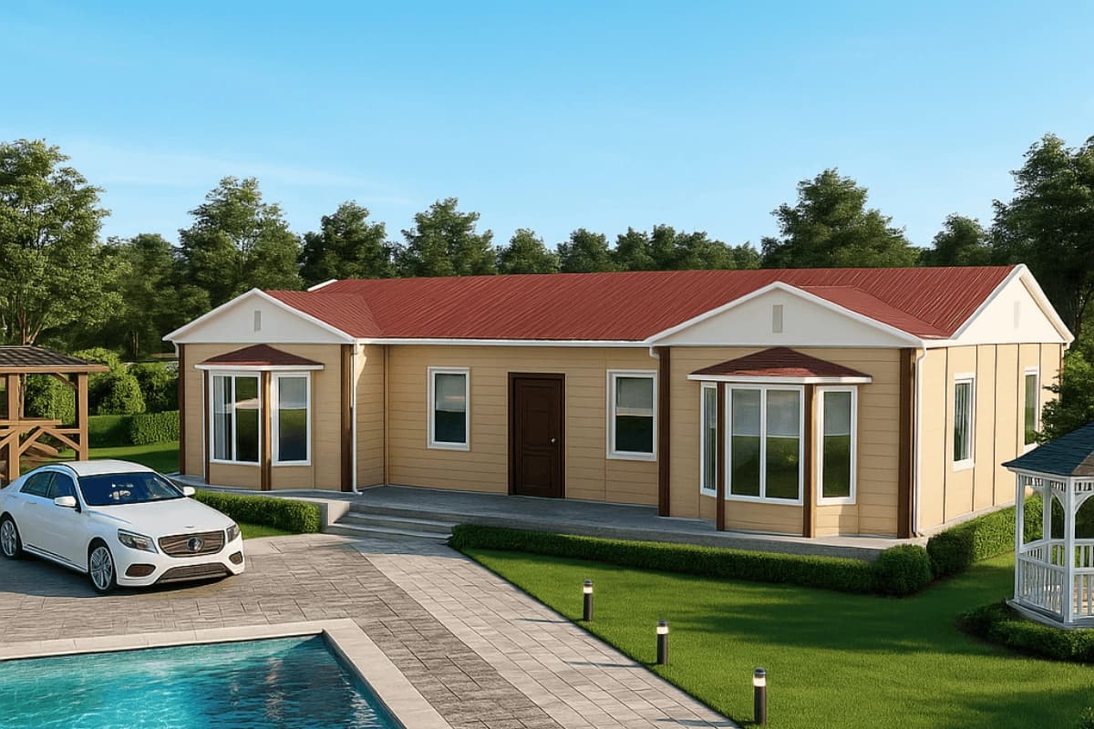 98 m² Prefabrik Ev - 1