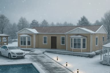 98 m² Prefabrik Ev - 2