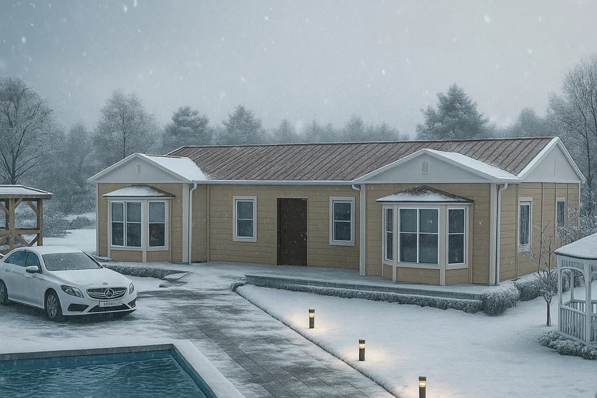 98 m² Prefabrik Ev - 2