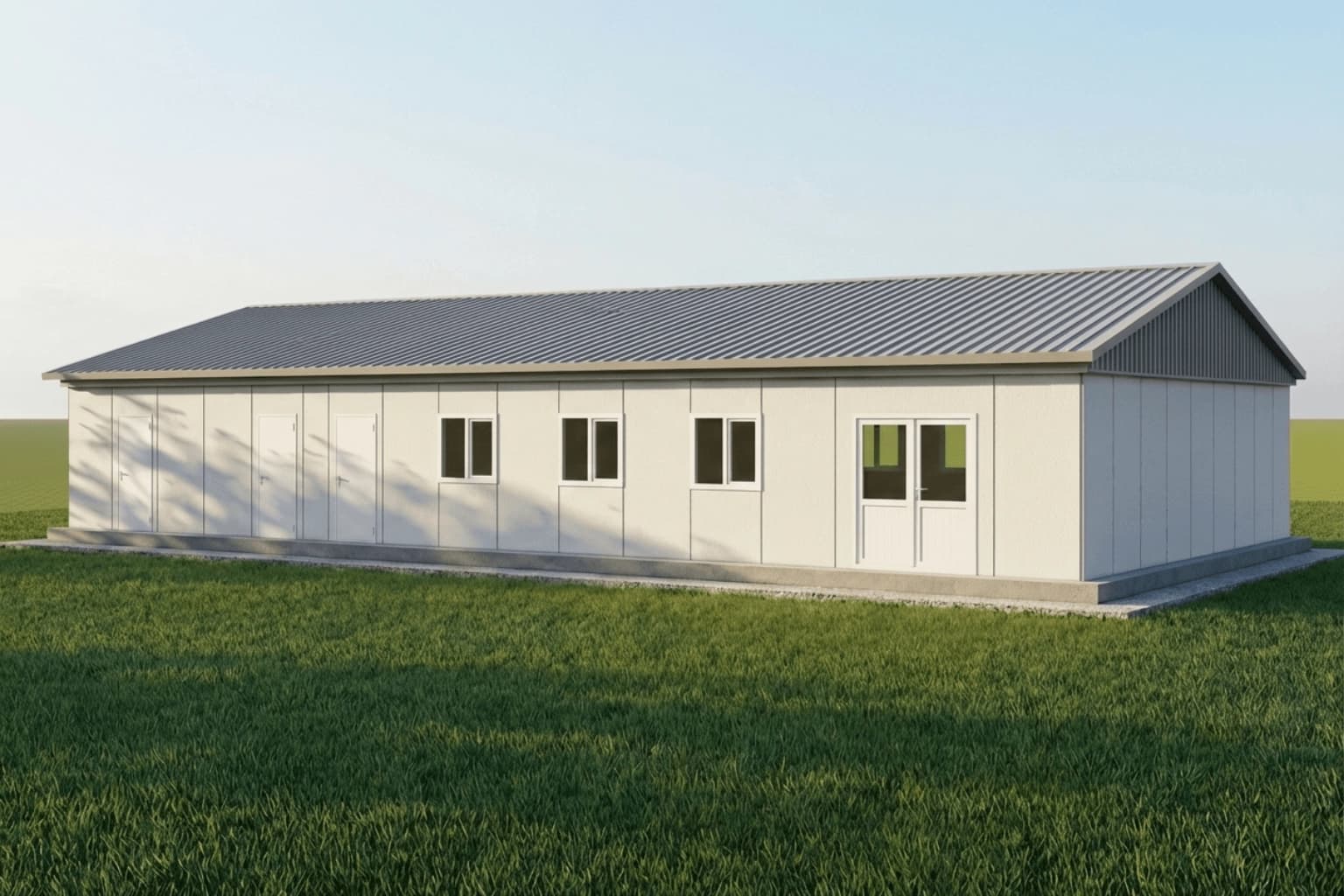 161 m² Prefabrik Yemekhane - 1