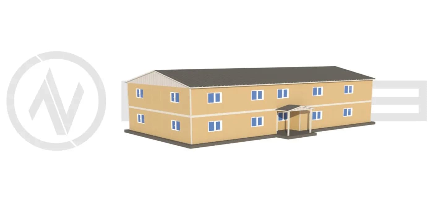 343 m2 Prefabrik Ofis - 2