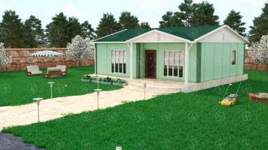 74 m² Prefabrik Ev - 3