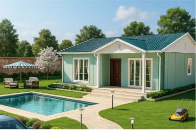 74 m² Prefabrik Ev - 2