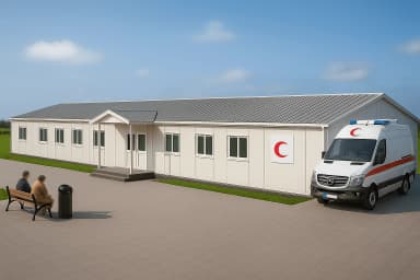 301 m2 Prefabrik Sağlık Ocağı - 1