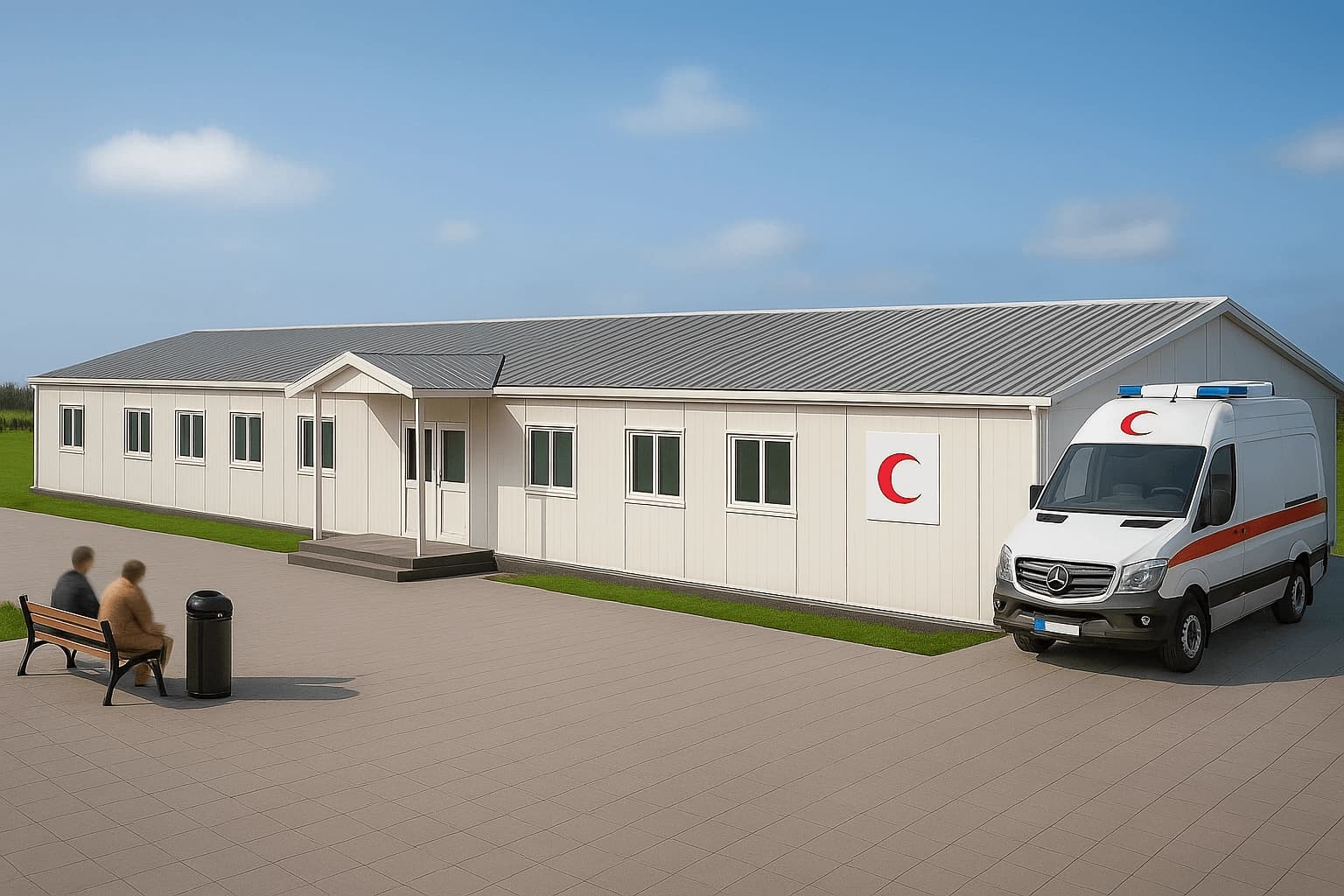 301 m2 Prefabrik Sağlık Ocağı - 1