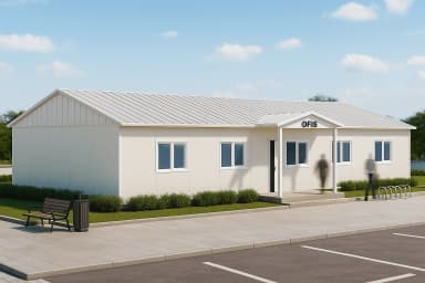 101 m2 Prefabrik Ofis - 1