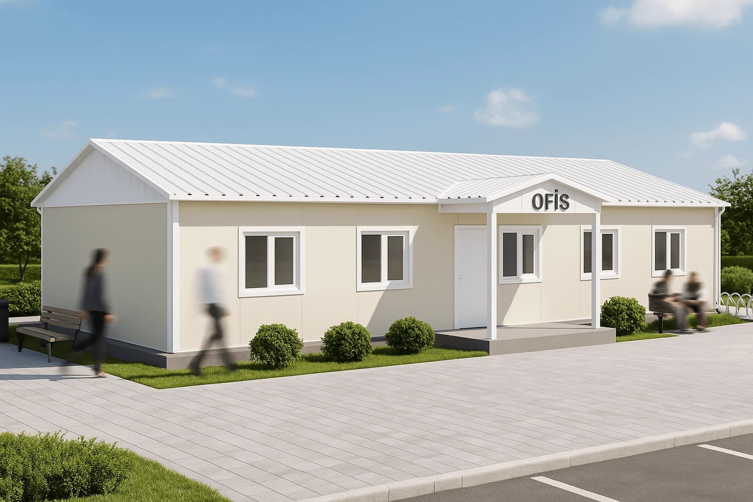 101 m2 Prefabrik Ofis - 2