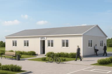 147 m2 Prefabrik Ofis - 1