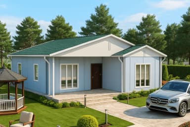 92 m² Prefabrik Ev - 2