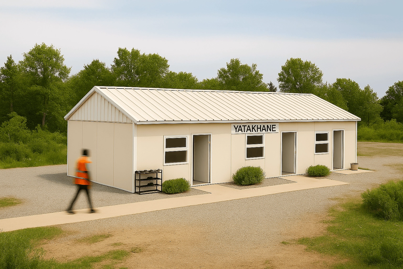 58 m2 Prefabrik Yatakhane