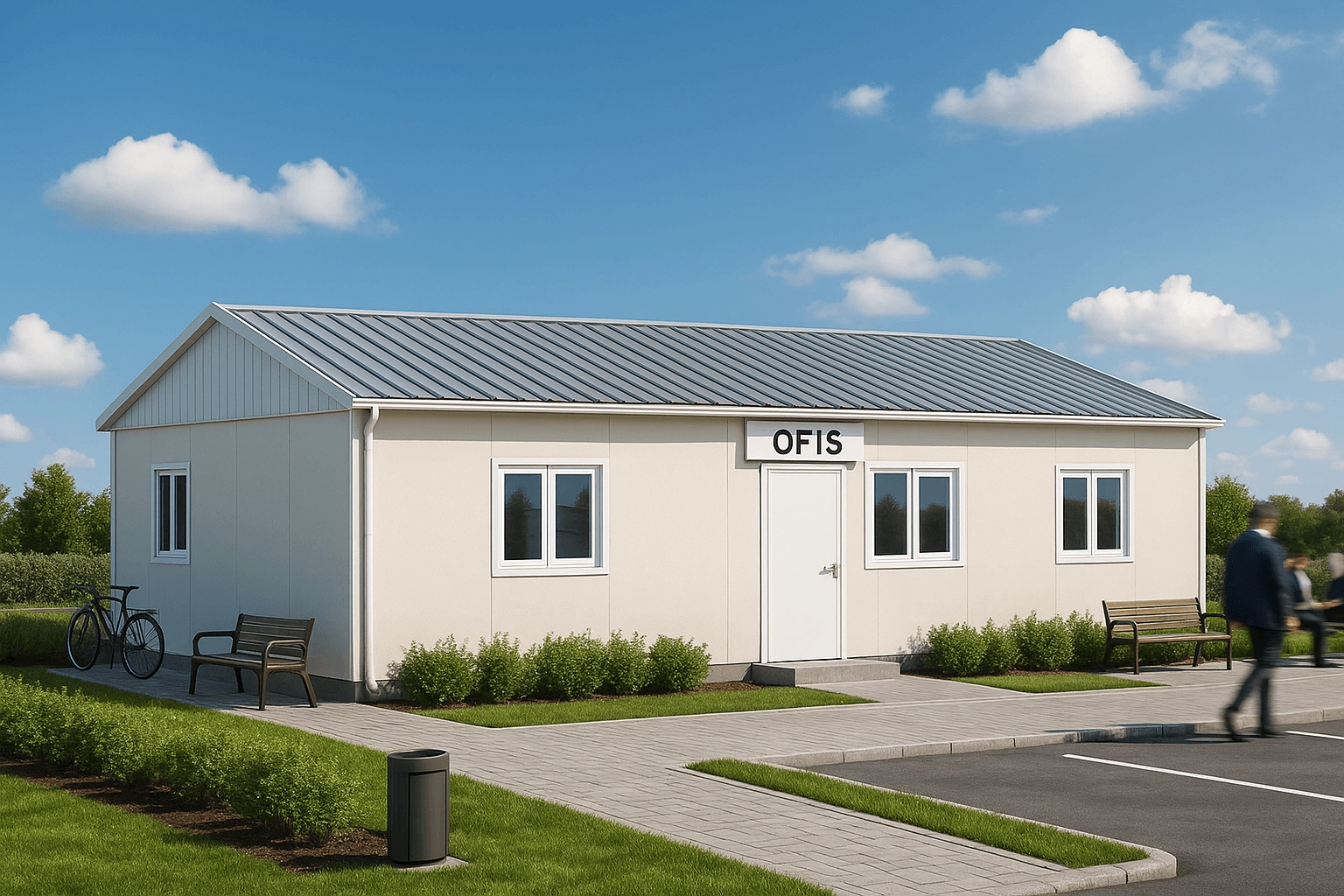 78 m2 Prefabrik Ofis