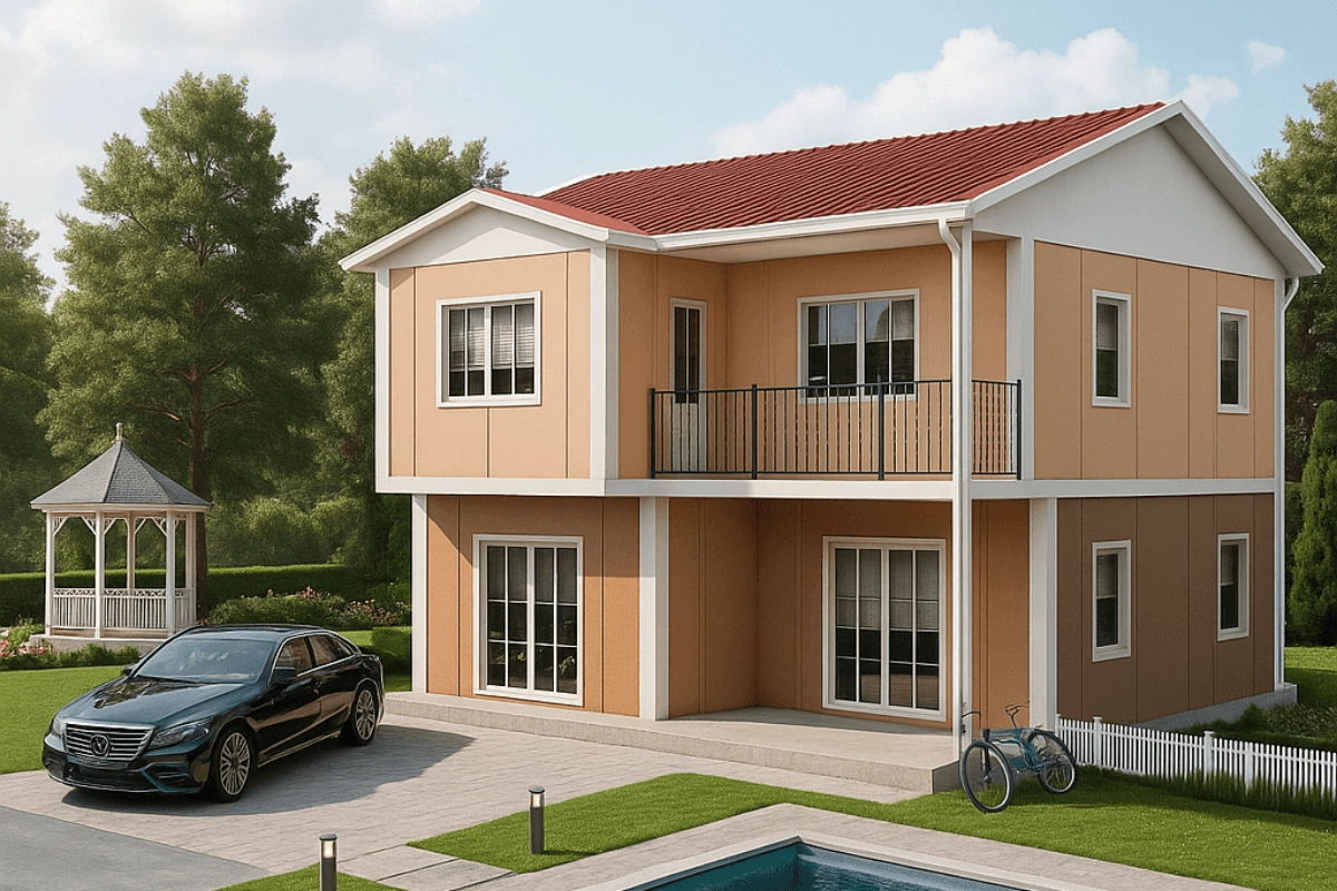 122 m2 Dubleks Prefabrik Ev - 2