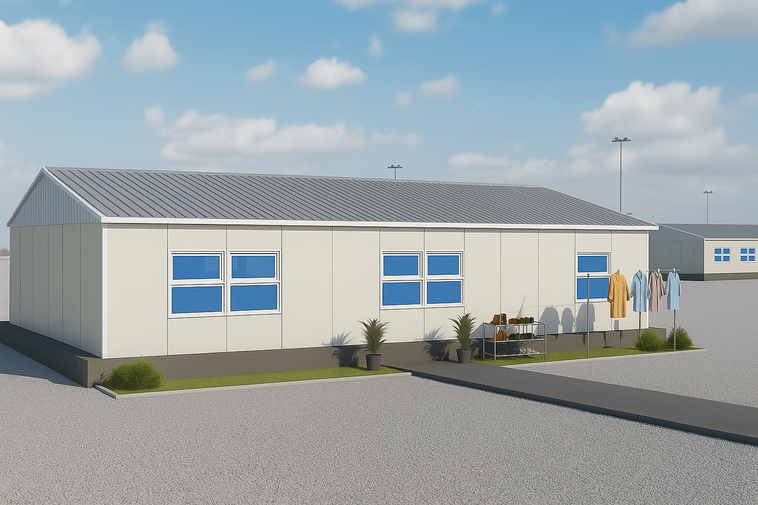 124 m2 Prefabrik Yatakhane