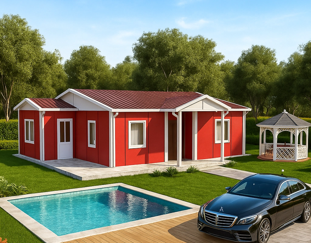 72 m2 Prefabrik Ev